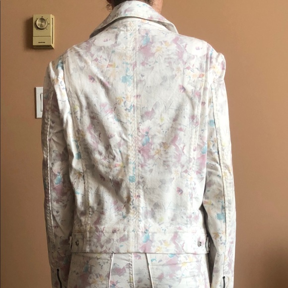 NWT Floral biker jacket - Picture 3 of 3